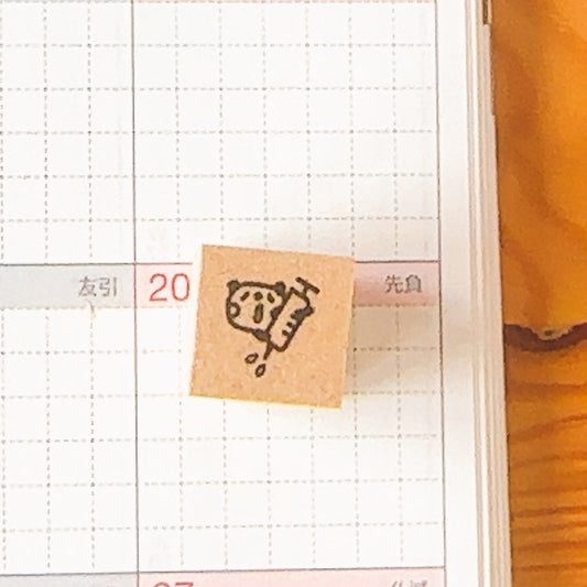 【スケジュールスタンプ　病院 】注射